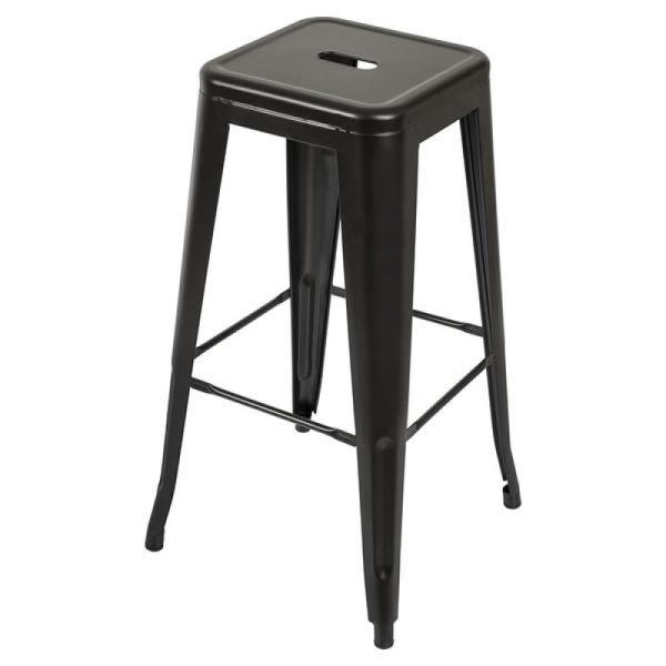 Banqueta Em Aço Carbono Tolix Iron Preto
