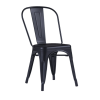 Cadeira DS315 Iron Tolix Francesinha Industrial Preta Fosco
