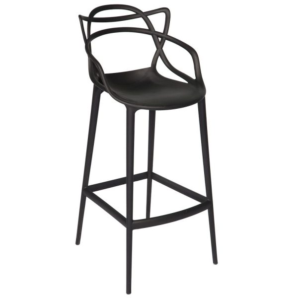 Banqueta Allegra Masters 100% Polipropileno Média 66cm Preta - Image 2