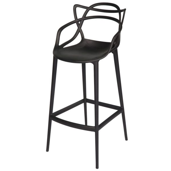 Conjunto 3 Banquetas Allegra + Mesa Bistrô Tampo Branco 60cm - Image 3
