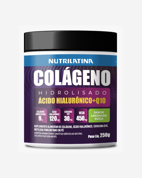 COLÁGENO HIDROLISADO LIMONADA SUÍÇA Nutrilatina – 250g