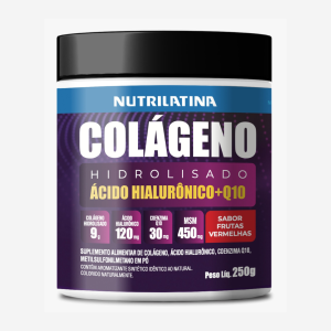 COLÁGENO HIDROLISADO FRUTAS VERMELHAS Nutrilatina – 250g