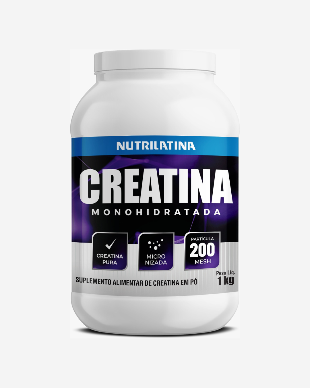 CREATINA Nutrilatina 1000g - SEM GLUTEM