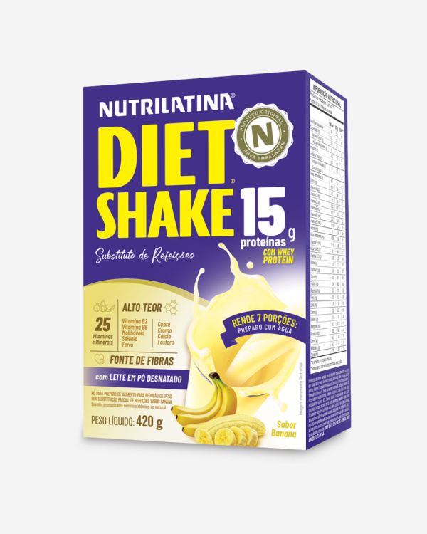 DIET SHAKE BANANA Nutrilatina 420g