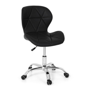 Cadeira Office Eiffel Slim Giratória Ajustável Preta