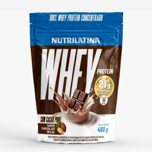 WHEY PROTEIN CONCENTRADO CHOCOLATE 450g - 21g Proteína